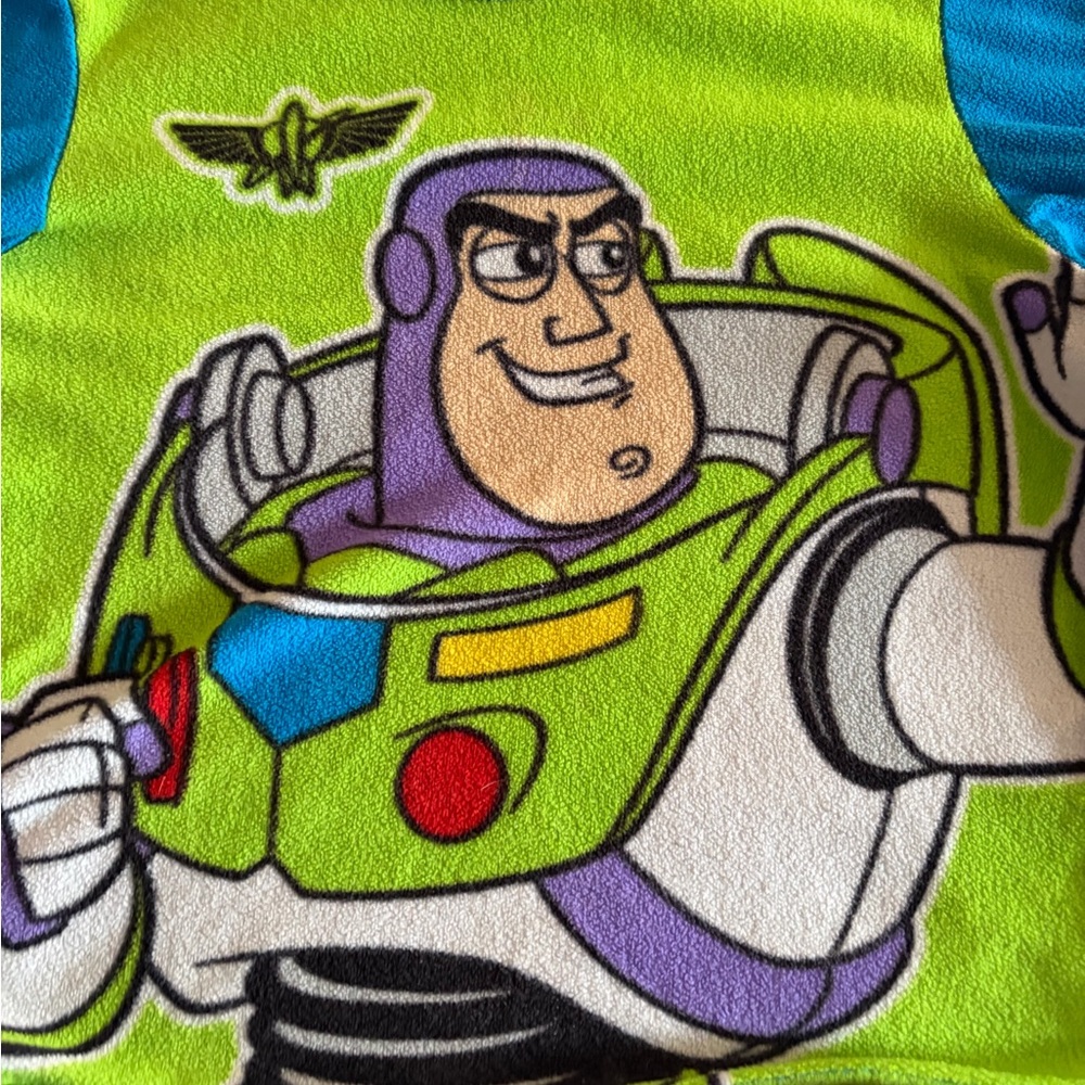 Buzz Lightyear Kids Pajamas - Fleece Disney 4T - Picture 2 of 3